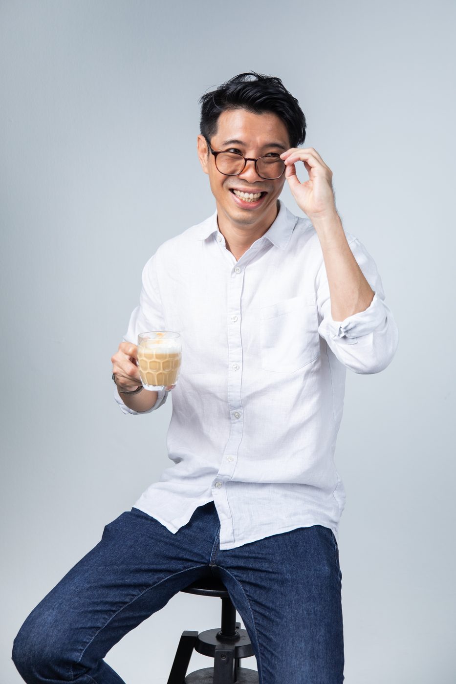 Personal branding photography Singapore — creative professional portrait session